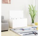 vidaXL Truhe Weiß Aufbewahrung Holz 84x42x46 cm Bild 1