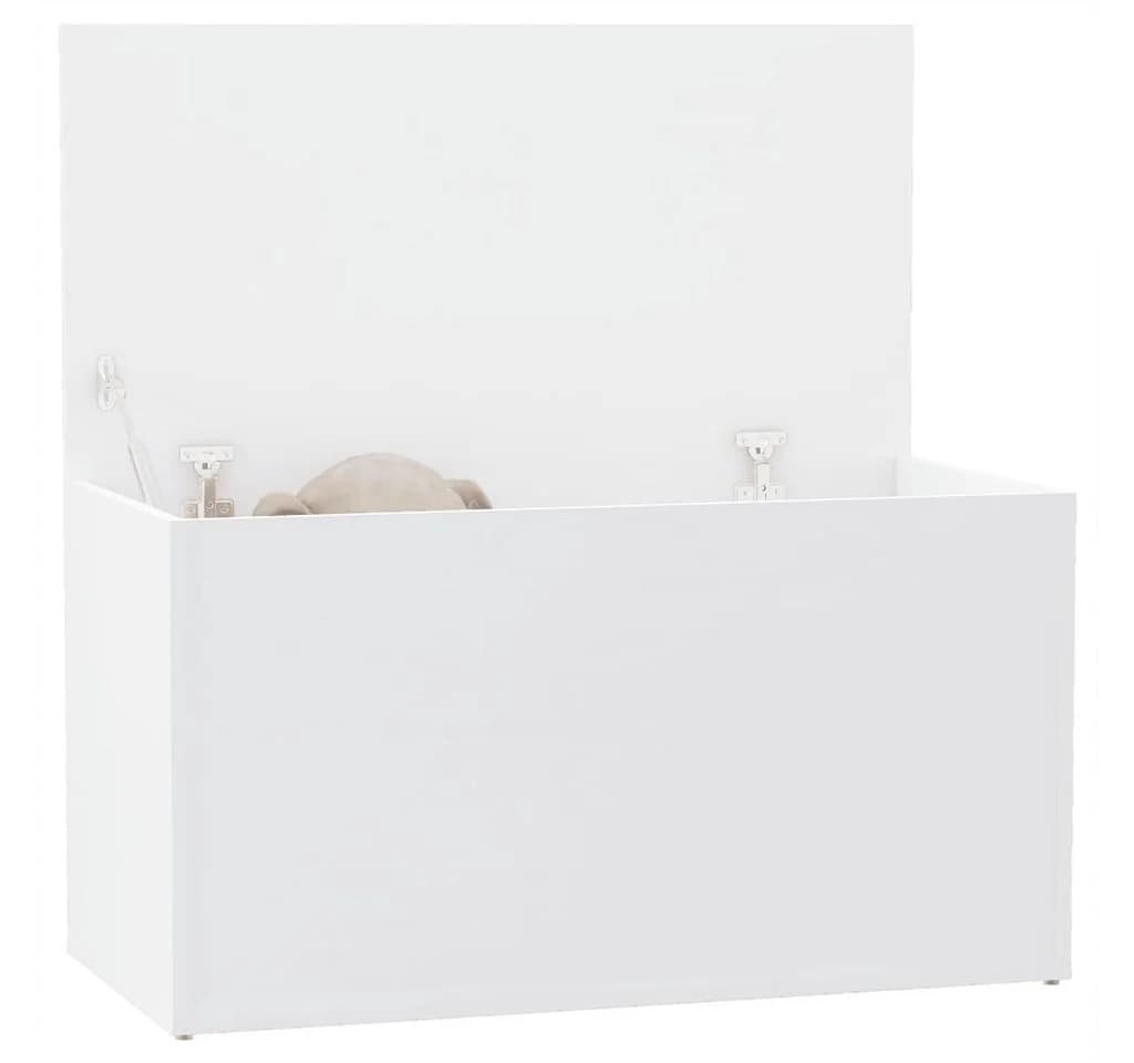 vidaXL Truhe Weiß Aufbewahrung Holz 84x42x46 cm - Bild 2