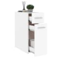 vidaXL Apothekerschrank Weiß 20x45,5x60 cm Spanplatte Bild 4