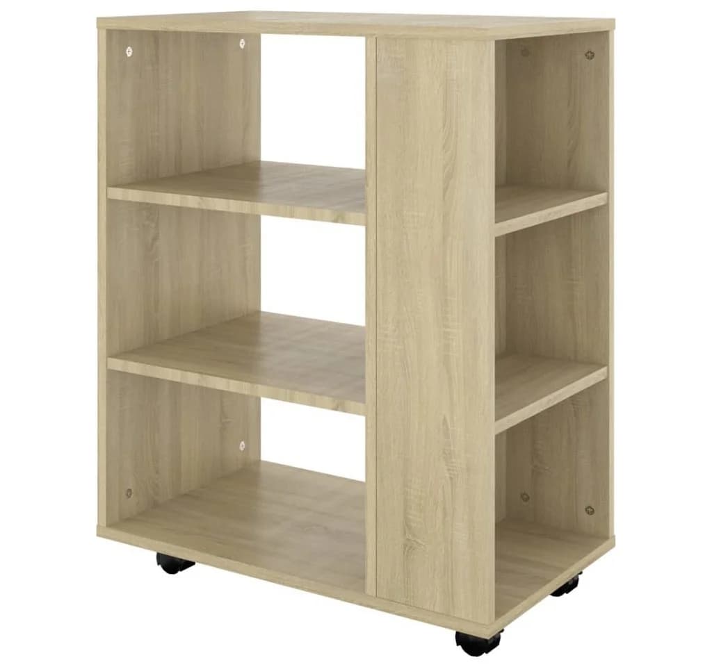 vidaXL Rollcontainer Rollschrank Sonoma-Eiche Holzwerkstoff - Bild 5