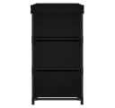 vidaXL Sideboard, Aufbewahrungsschrank mit 6 Schubladen Schwarz Stahl Bild 4