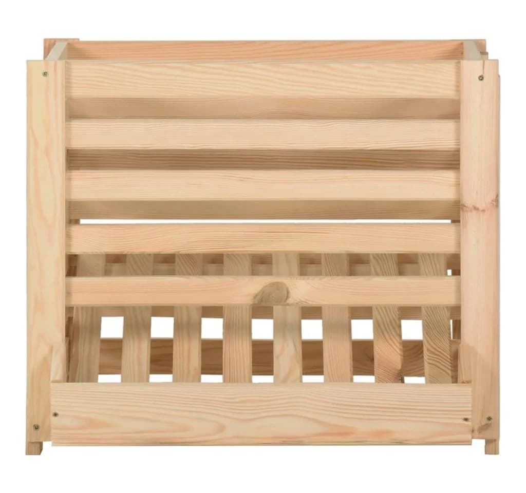 vidaXL Aufbewahrungsbox Kartoffelkiste Massivholz Kiefer - Bild 3