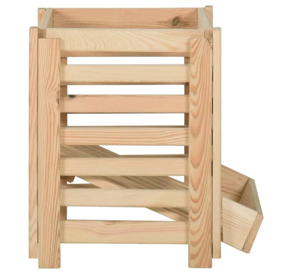 vidaXL Aufbewahrungsbox Kartoffelkiste Massivholz Kiefer - Bild 4