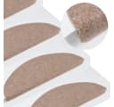 vidaXL Stufenmatten Selbstklebend 15 Stk. Beige Nadelfilz Bild 1