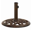 vidaXL Schirmhalter Bronzen Gusseisen mit Adapter Bild 2