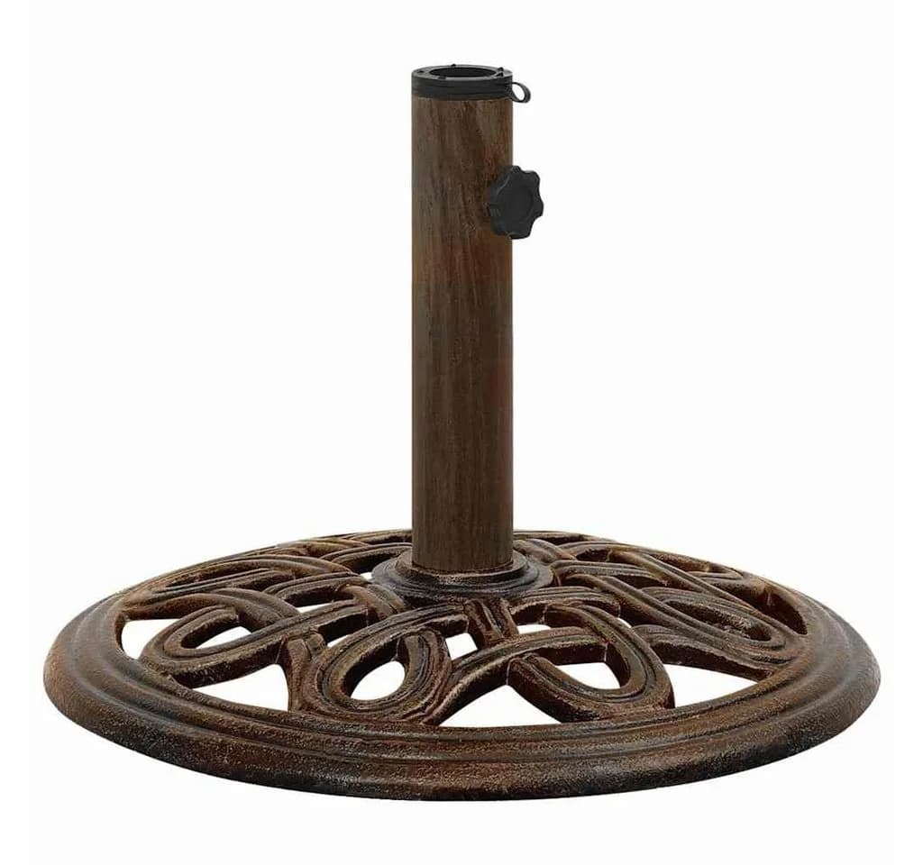 vidaXL Schirmhalter Bronzen Gusseisen mit Adapter - Bild 2