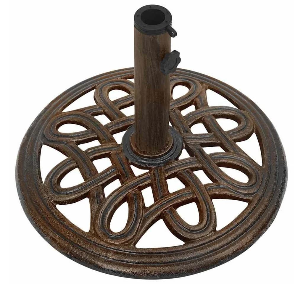 vidaXL Schirmhalter Bronzen Gusseisen mit Adapter - Bild 5