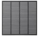 vidaXL Gartenzaun Lamellenzaun WPC Grau 180x180 cm Bild 2