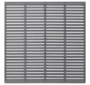 vidaXL Gartenzaun Lamellenzaun WPC Grau 180x180 cm Bild 3