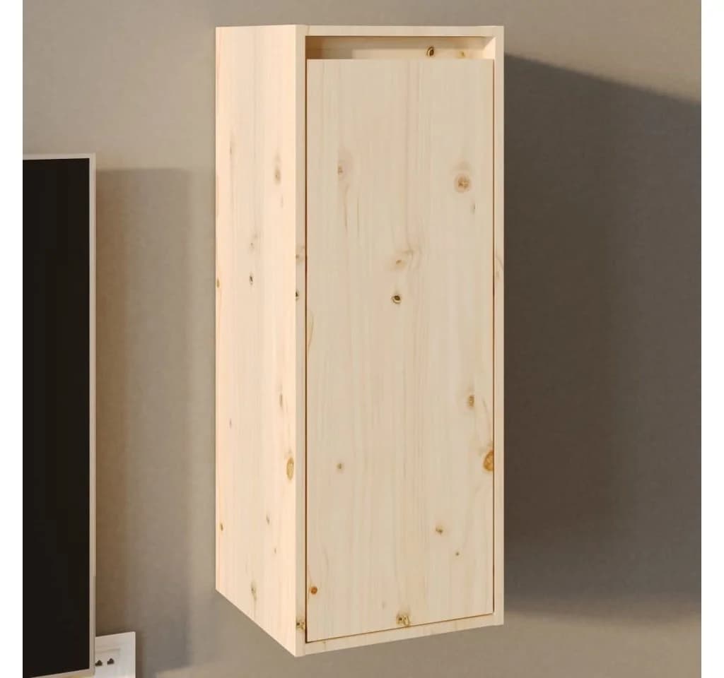 vidaXL Wandschrank Massivholz Kiefer
