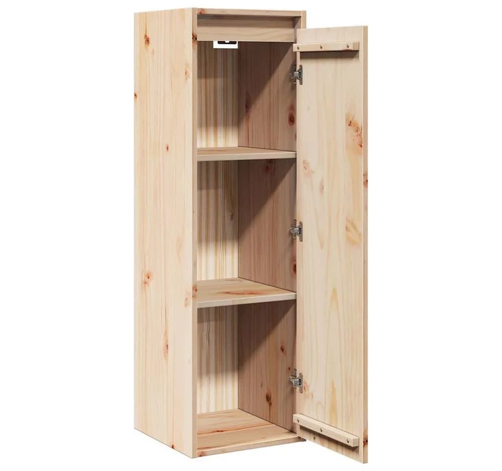 vidaXL Wandschrank Massivholz Kiefer Beige - Bild 5