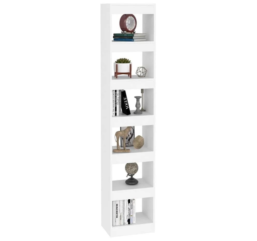 vidaXL Bücherregal Raumteiler Weiß Holz - Bild 3