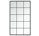 vidaXL Spiegel 100 x 60 cm Wandspiegel Schwarz Metall Bild 2