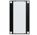 vidaXL Spiegel 100 x 60 cm Wandspiegel Schwarz Metall Bild 4