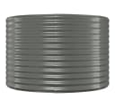 vidaXL Hochbeet Oval Pulverbeschichteter Stahl Grau Bild 4