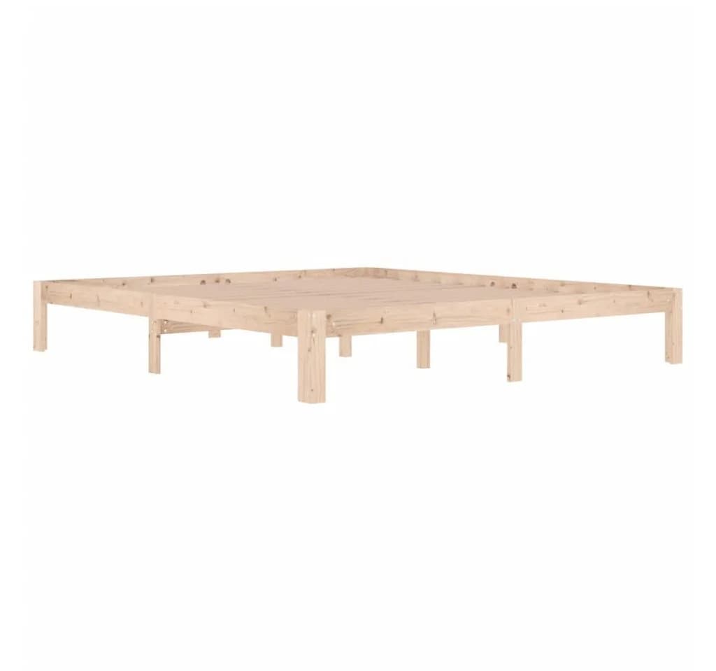 vidaXL Massivholzbett 180x200 cm Kiefernholz Modern - Bild 3