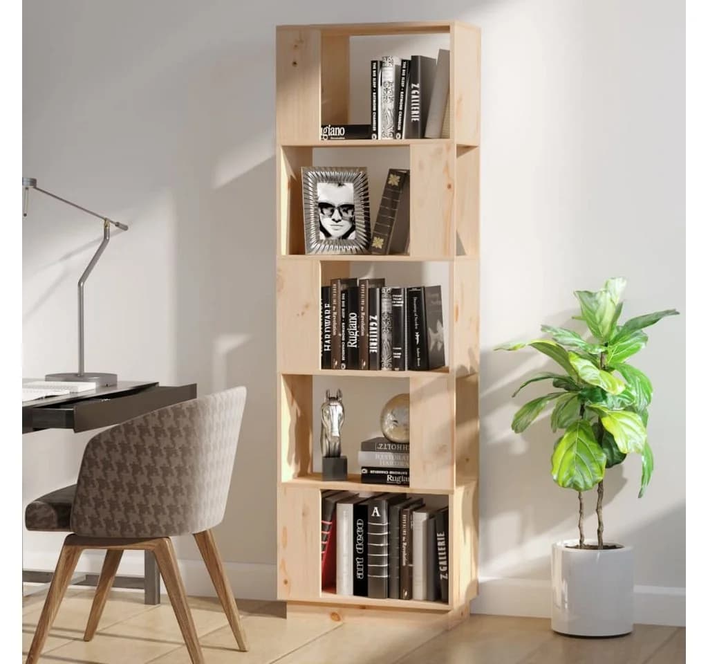 vidaXL Bücherregal Raumteiler Massivholz Kiefer - Bild 3