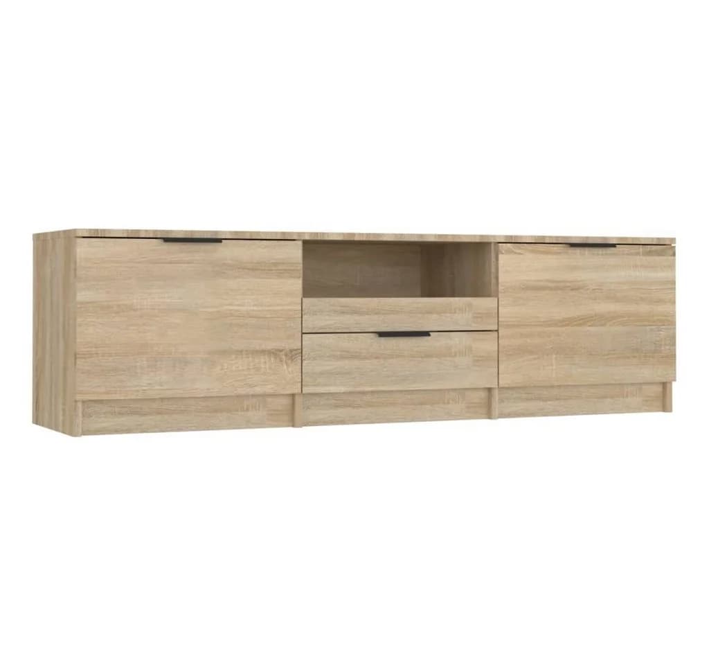 vidaXL TV-Schrank Sonoma Eiche 140 cm Spanplatte Lowboard - Bild 2