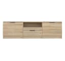 vidaXL TV-Schrank Sonoma Eiche 140 cm Spanplatte Lowboard Bild 4