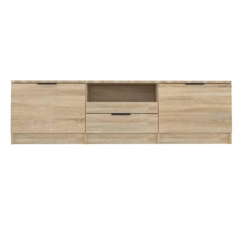 vidaXL TV-Schrank Sonoma Eiche 140 cm Spanplatte Lowboard - Bild 4