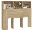 vidaXL Bett-Kopfteil mit Ablagen Sonoma-Eiche Bild 4
