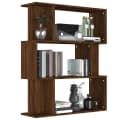 vidaXL Bücherregal Raumteiler Braun Eiche Holzwerkstoff Bild 4
