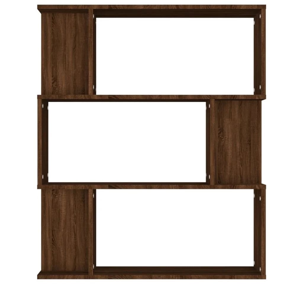 vidaXL Bücherregal Raumteiler Braun Eiche Holzwerkstoff - Bild 5