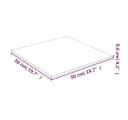 vidaXL Tischplatte Transparent 50x50 cm Hartglas Bild 2
