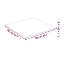 vidaXL Tischplatte Transparent 50x50 cm Hartglas Bild 3