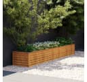 vidaXL Hochbeet Garten-Hochbeet 291 x 50 x 36 cm Cortenstahl Bild 1