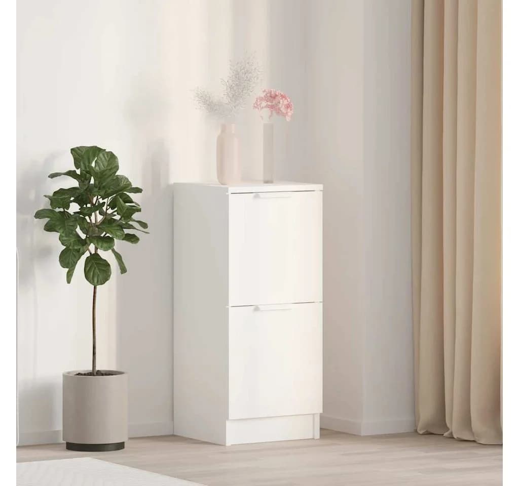 vidaXL Sideboard Weiß Holzwerkstoff Modern Skandinavisch