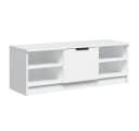 vidaXL TV-Schrank Weiß Holzwerkstoff Klassisch Bild 2
