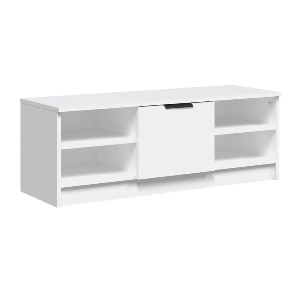 vidaXL TV-Schrank Weiß Holzwerkstoff Klassisch - Bild 2