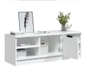 vidaXL TV-Schrank Weiß Holzwerkstoff Klassisch Bild 5