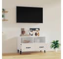 vidaXL TV-Schrank Hochglanz-Weiß mit Stauraum Bild 3