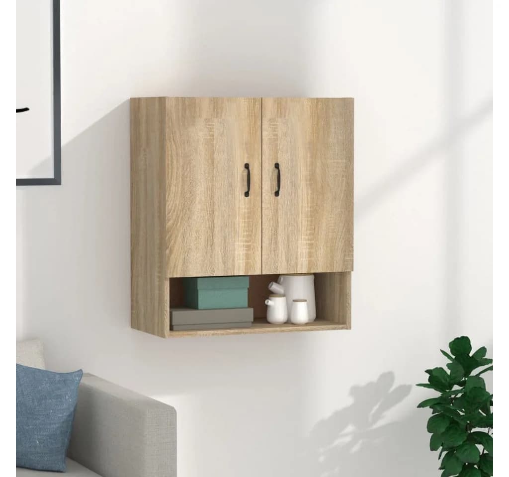 vidaXL Hängeschrank Wandschrank Sonoma-Eiche Holzwerkstoff