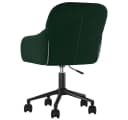 vidaXL Bürostuhl NA Dunkelgrün Samt Drehstuhl mit Rollen Bild 5