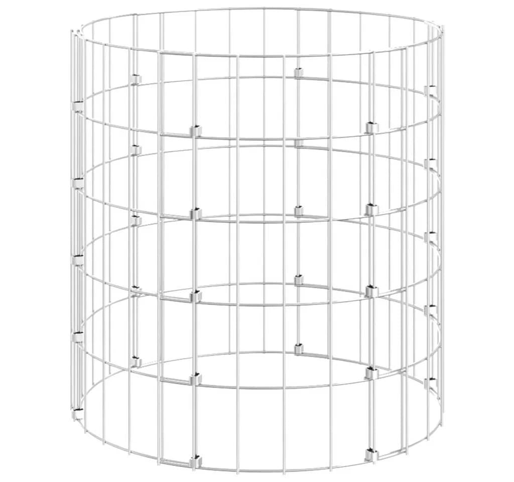 vidaXL Gartenkomposter Verzinkter Stahl Silber - Bild 2