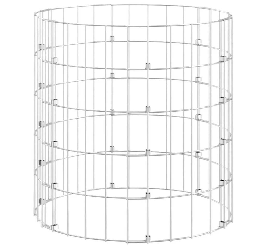 vidaXL Gartenkomposter Verzinkter Stahl Silber - Bild 4