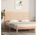 vidaXL Bett Kopfteil 180x80 cm Massivholz Kiefer Beige Bild 1