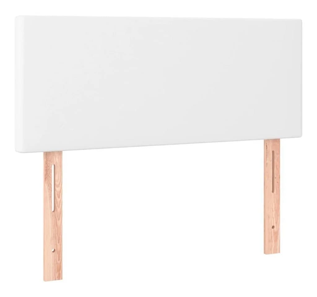 vidaXL Bett Kopfteil Weiß Kunstleder höhenverstellbar - Bild 2