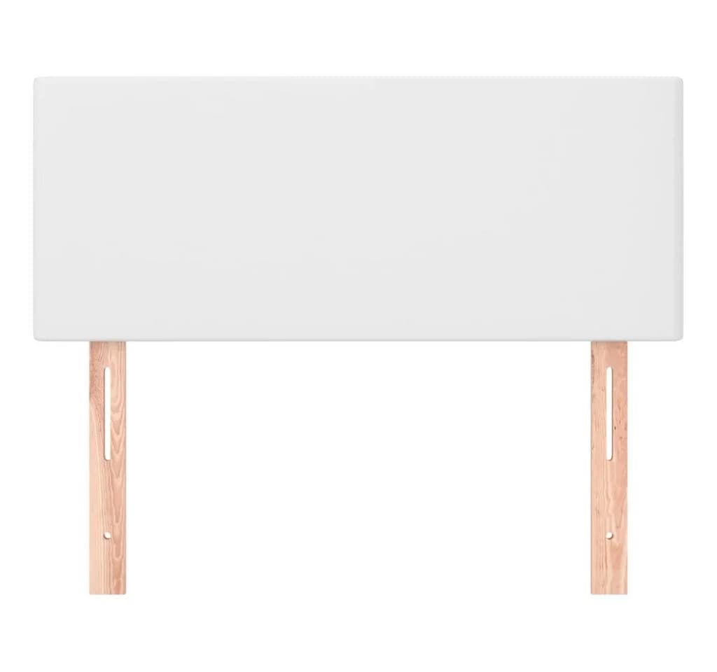 vidaXL Bett Kopfteil Weiß Kunstleder höhenverstellbar - Bild 3