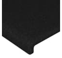vidaXL Bett Kopfteil Schwarz Stoff Höhenverstellbar Bild 4
