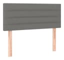 vidaXL Bett Kopfteil Dunkelgrau 80x5x78/88 cm Stoff Bild 2