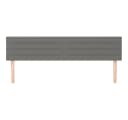 VIDAXL Bett Kopfteile 2 Stk. Dunkelgrau Stoff Bild 3