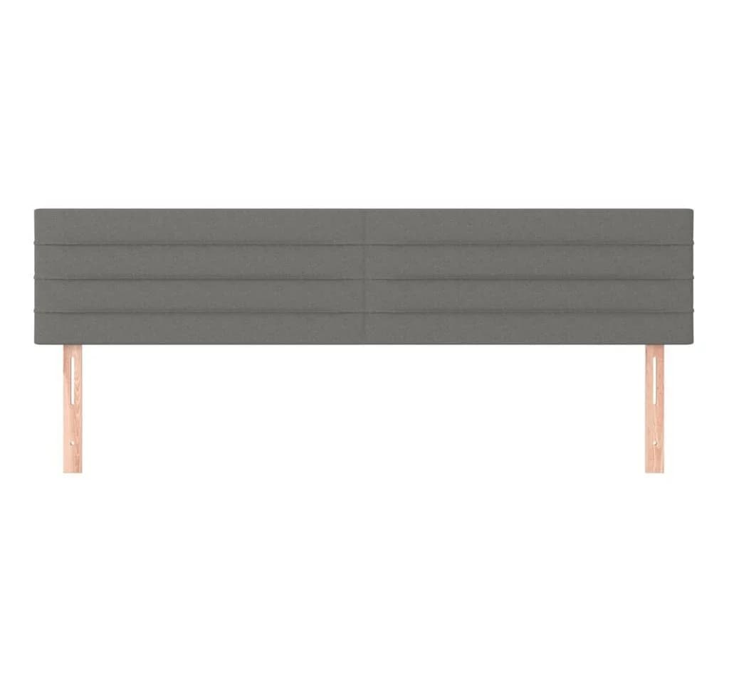 VIDAXL Bett Kopfteile 2 Stk. Dunkelgrau Stoff - Bild 3
