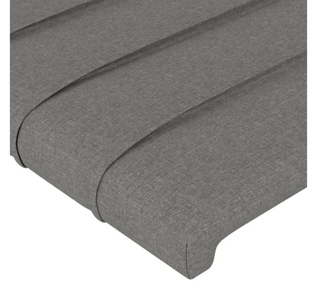VIDAXL Bett Kopfteile 2 Stk. Dunkelgrau Stoff - Bild 4