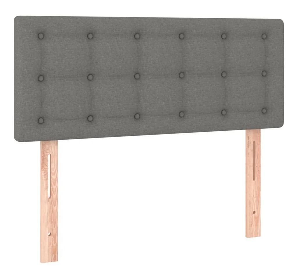 vidaXL Bett Kopfteil Dunkelgrau Stoff Höhenverstellbar - Bild 2