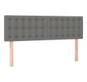 vidaXL Bett Kopfteile 2 Stk. Dunkelgrau Stoff Bild 2