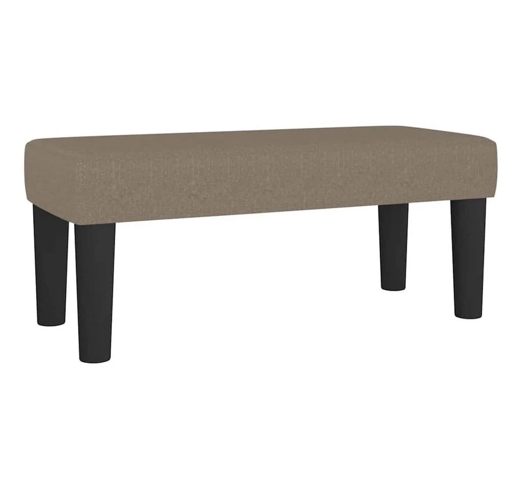 vidaXL Sitzbank Taupe Stoff Sperrholz - Bild 2